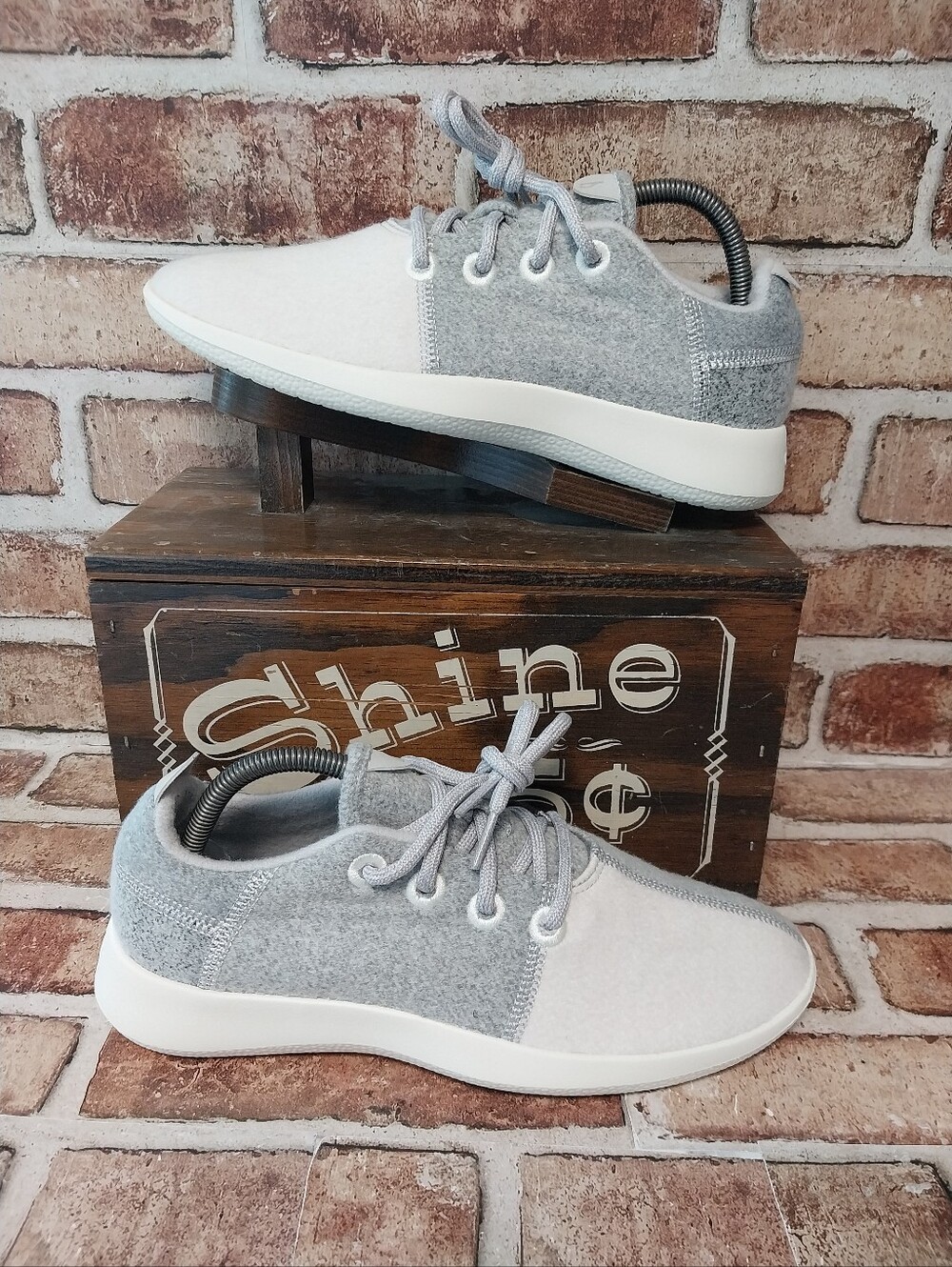 Pre-owned Allbirds Wool Runner Patchwork Sneakers
